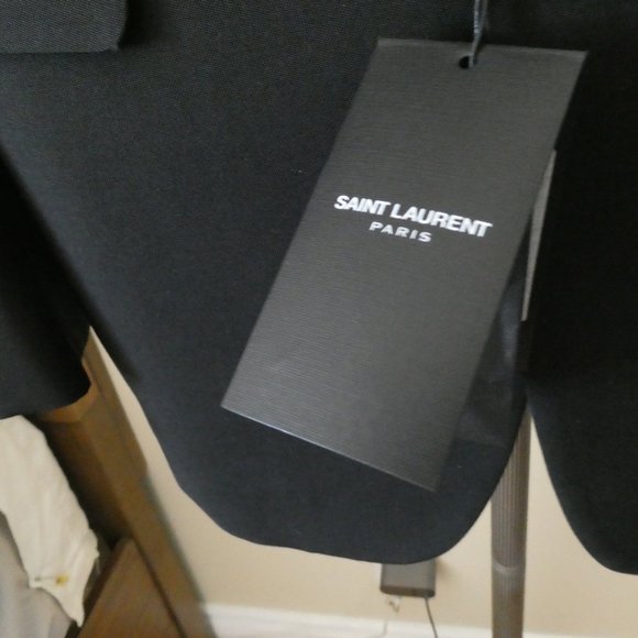 New Authentic Womem SAINT LAURENT Le Smoking Jacet Uniform - Picture 4 of 9